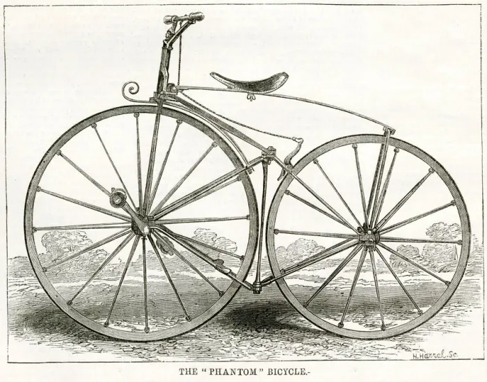 Framed Print : Phantom bicycle Framed Print : Phantom bicycle