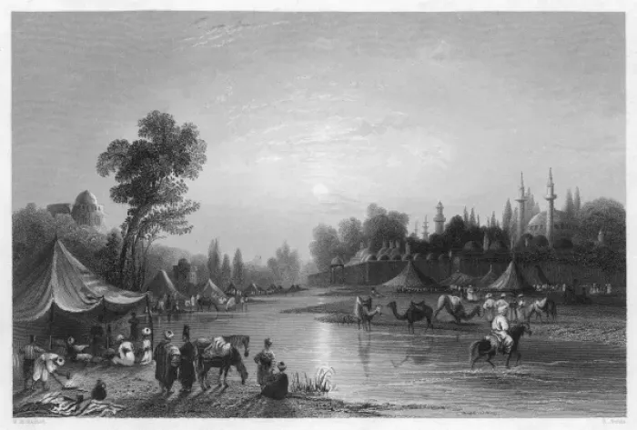 Framed Print : Pharpar River Framed Print : Pharpar River