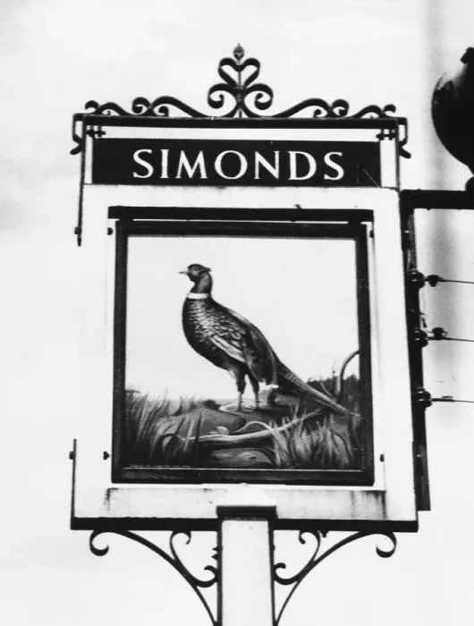 Framed Print : PHEASANT INN SIGN Framed Print : PHEASANT INN SIGN