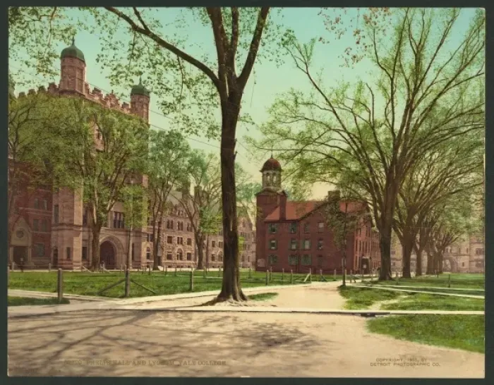Framed Print : Phelps Hall and Lyceum, Yale College Framed Print : Phelps Hall and Lyceum, Yale College