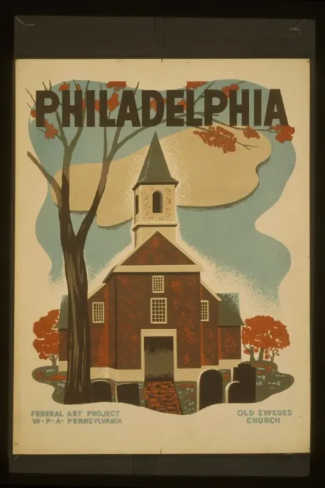 Framed Print : Philadelphia Old Swedes Church Framed Print : Philadelphia Old Swedes Church