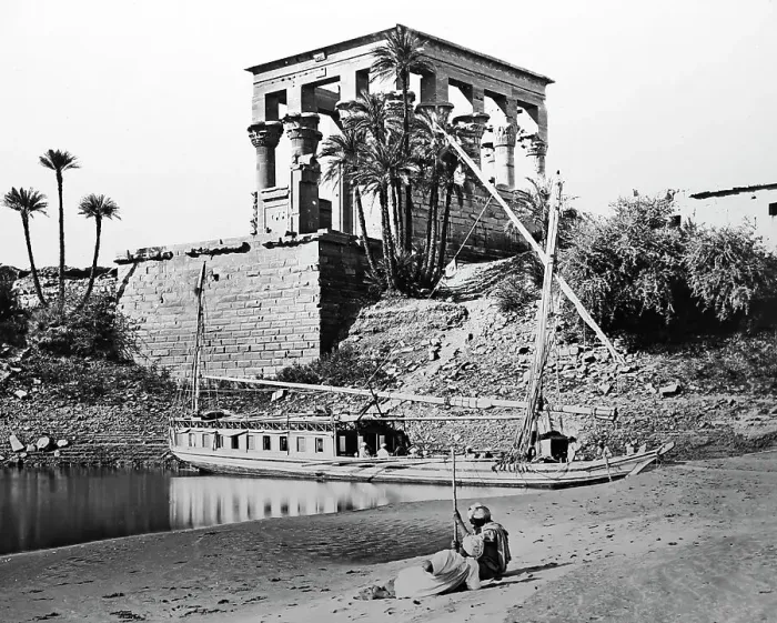 Framed Print : Philae, Egypt, Victorian period Framed Print : Philae, Egypt, Victorian period