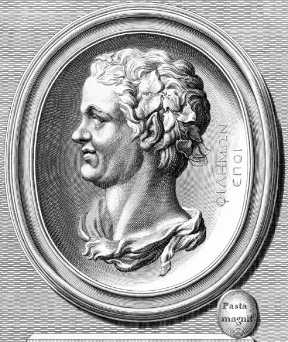 Framed Print : PHILEMON Greek comic poet Date: 361 - 263 BC Framed Print : PHILEMON Greek comic poet Date: 361 - 263 BC