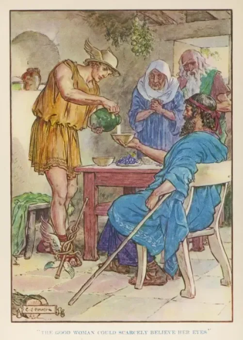 Framed Print : Philemon & Baucis Framed Print : Philemon & Baucis