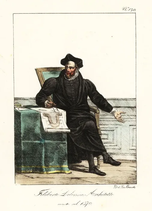 Framed Print : Philibert de l'Orme, French architect and writer Framed Print : Philibert de l'Orme, French architect and writer