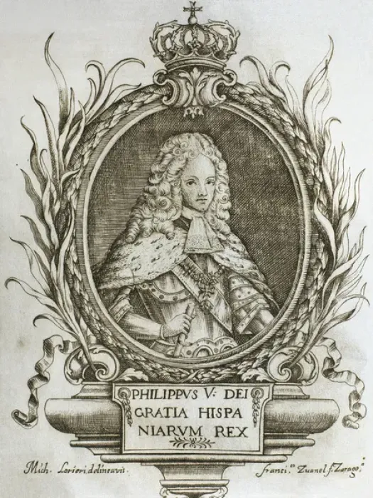 Framed Print : Philip V (1683-1746). King of Spain. Portrait Framed Print : Philip V (1683-1746). King of Spain. Portrait