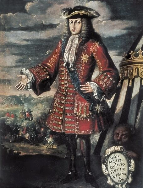 PHILIP V of Spain (1683-1746). King of Spain