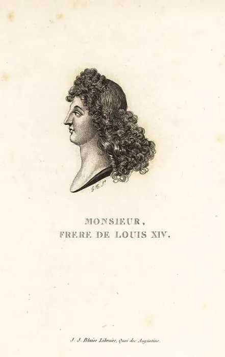 Framed Print : Philippe d'Orleans, brother of Louis XIV, 1640-1701 Framed Print : Philippe d'Orleans, brother of Louis XIV, 1640-1701