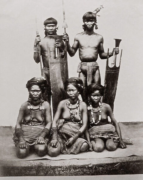 Philippines - Gaddang or Gaddane tribe with weapons