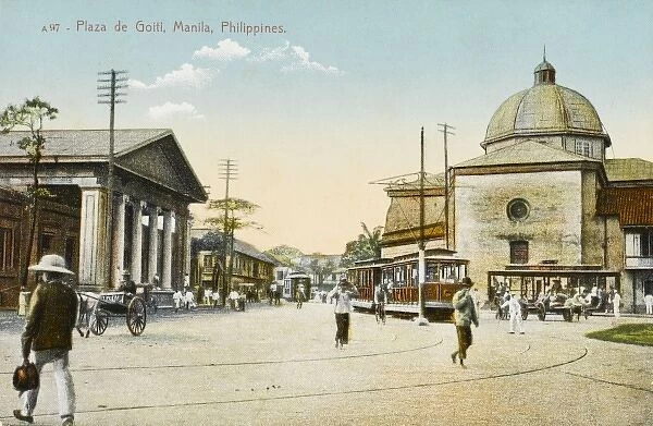 The Philippines - Plaza de Goiti, Manila