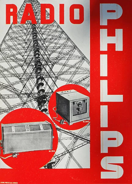 Philips. A Swiss poster for the firm Philips which was once one of the