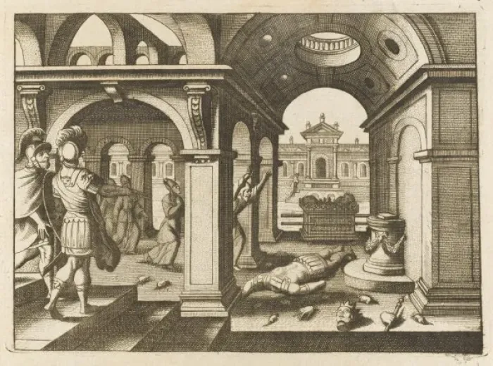 Framed Print : Philistines and the Ark Framed Print : Philistines and the Ark