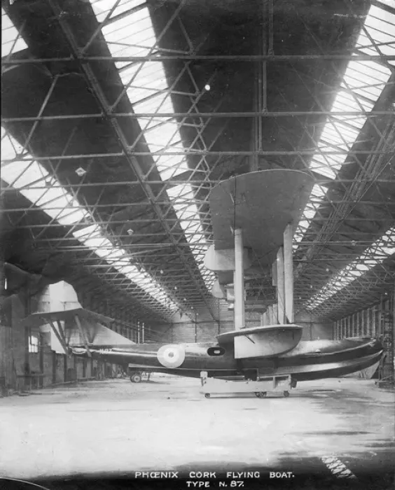 Framed Print : Phoenix P5 Cork MkII N87 inside the hangar at Brough Framed Print : Phoenix P5 Cork MkII N87 inside the hangar at Brough
