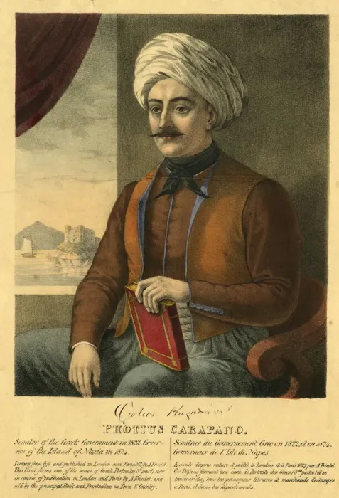 Framed Print : Photius Carapano, Senator of the Greek Government Framed Print : Photius Carapano, Senator of the Greek Government