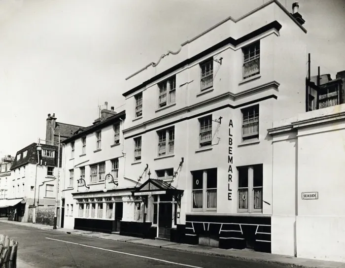 Framed Print : Photograph of Albemarle Hotel, Brighton, Sussex Framed Print : Photograph of Albemarle Hotel, Brighton, Sussex