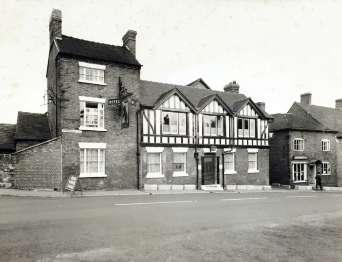 Framed Print : Photograph of Bear Hotel, Hodnet, Shropshire