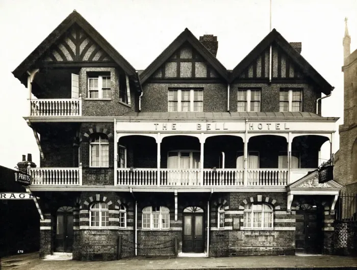 Framed Print : Photograph of Bell Hotel, Hampton, London Framed Print : Photograph of Bell Hotel, Hampton, London