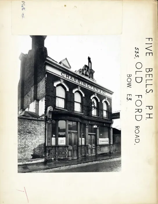 Framed Print : Photograph of Five Bells PH, Bow, London Framed Print : Photograph of Five Bells PH, Bow, London