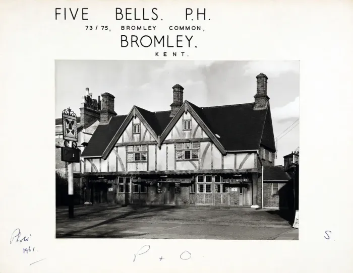 Framed Print : Photograph of Five Bells PH, Bromley, Greater London Framed Print : Photograph of Five Bells PH, Bromley, Greater London