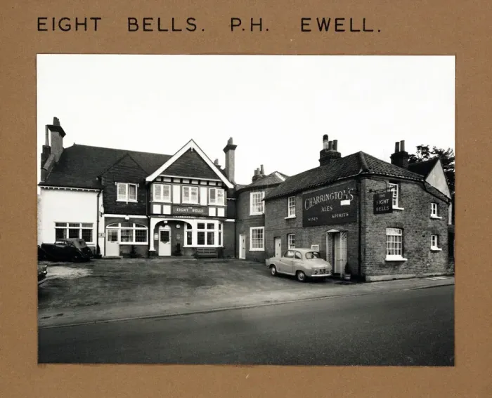 Framed Print : Photograph of Eight Bells PH, Ewell, Surrey Framed Print : Photograph of Eight Bells PH, Ewell, Surrey