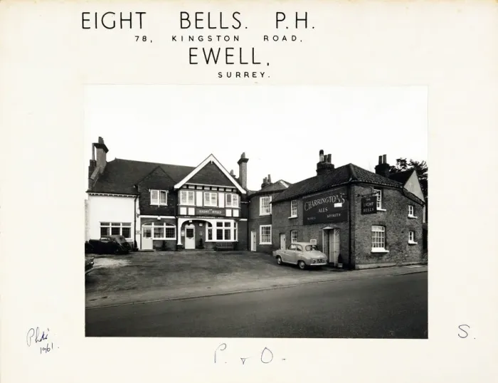 Framed Print : Photograph of Eight Bells PH, Ewell, Surrey Framed Print : Photograph of Eight Bells PH, Ewell, Surrey