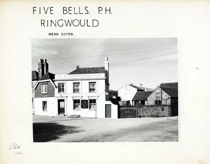 Framed Print : Photograph of Five Bells PH, Ringwould, Kent Framed Print : Photograph of Five Bells PH, Ringwould, Kent