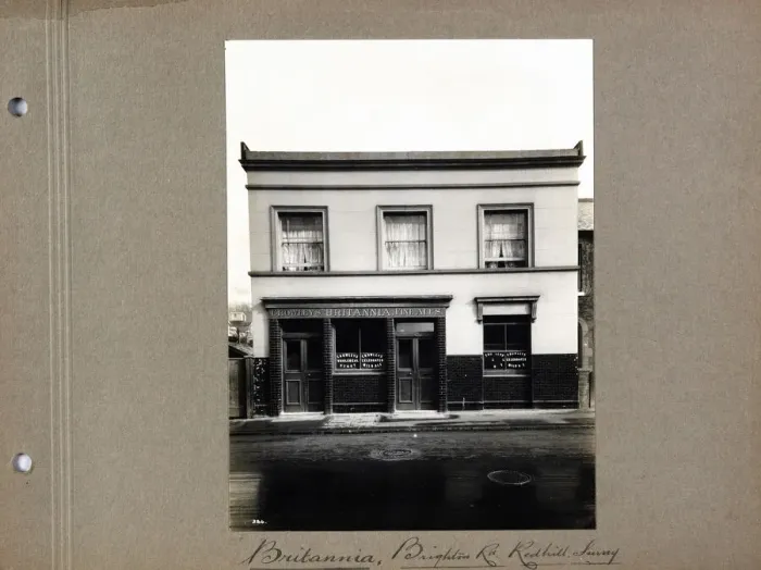 Framed Print : Photograph of Britannia PH, Redhill, Surrey Framed Print : Photograph of Britannia PH, Redhill, Surrey