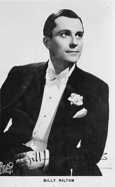 Photograph of the British entertainer Billy Milton, 1930s