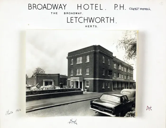 Framed Print : Photograph of Broadway Hotel, Letchworth, Hertfordshire Framed Print : Photograph of Broadway Hotel, Letchworth, Hertfordshire