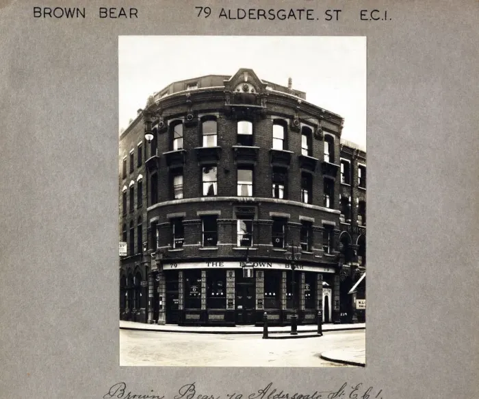 Framed Print : Photograph of Brown Bear PH, Barbican, London Framed Print : Photograph of Brown Bear PH, Barbican, London