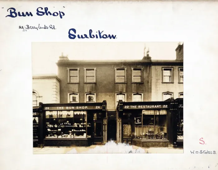 Framed Print : Photograph of Bun Shop PH, Surbiton, Surrey Framed Print : Photograph of Bun Shop PH, Surbiton, Surrey