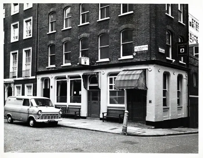 Framed Print : Photograph of Burlington Arms, Mayfair, London Framed Print : Photograph of Burlington Arms, Mayfair, London