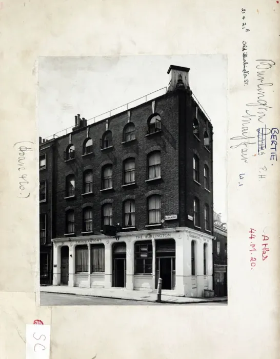 Framed Print : Photograph of Burlington Arms, Mayfair, London Framed Print : Photograph of Burlington Arms, Mayfair, London