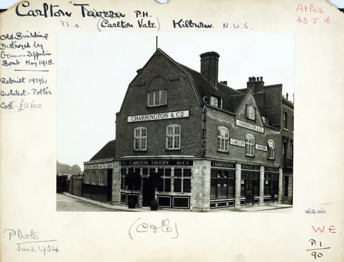 Framed Print : Photograph of Carlton PH, Kilburn (New), London Framed Print : Photograph of Carlton PH, Kilburn (New), London