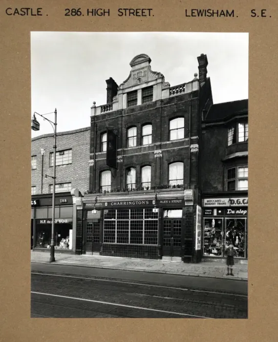 Framed Print : Photograph of Castle PH, Lewisham, London Framed Print : Photograph of Castle PH, Lewisham, London
