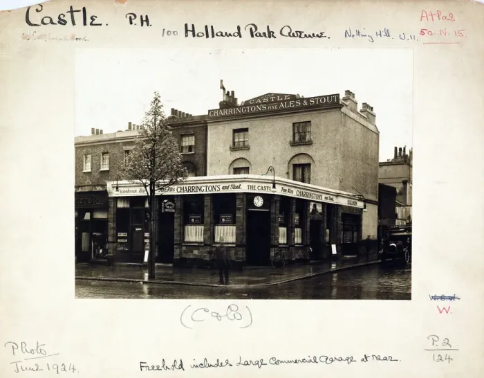 Framed Print : Photograph of Castle PH, Notting Hill, London Framed Print : Photograph of Castle PH, Notting Hill, London