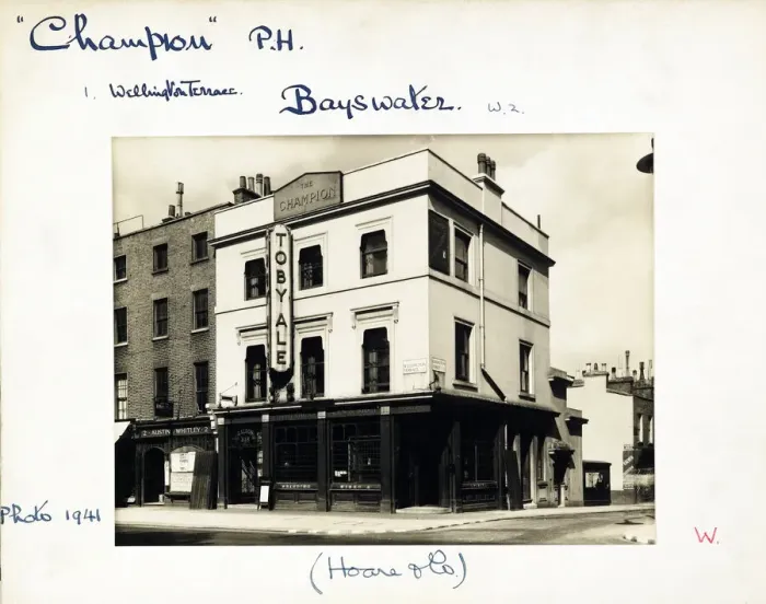 Framed Print : Photograph of Champion PH, Bayswater, London Framed Print : Photograph of Champion PH, Bayswater, London