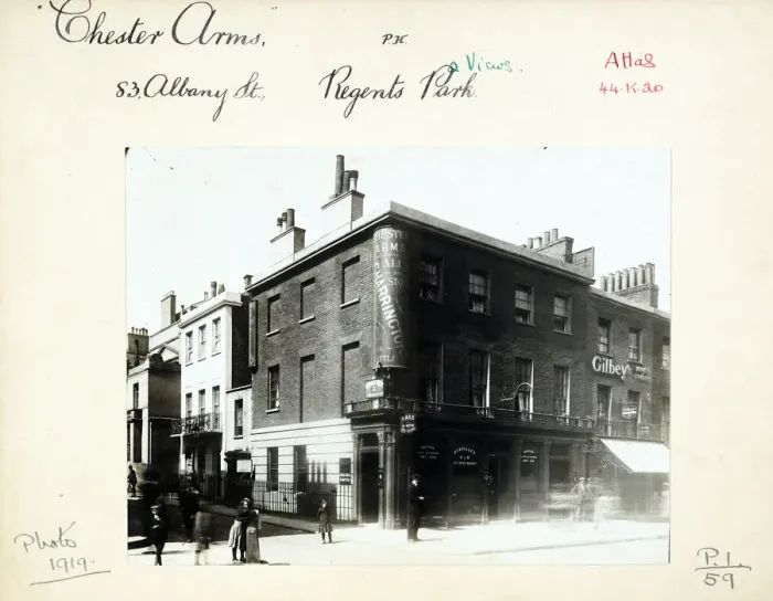 Framed Print : Photograph of Chester Arms, Regents Park, London Framed Print : Photograph of Chester Arms, Regents Park, London