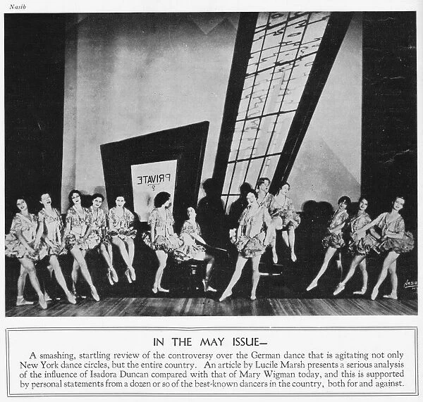 Photograph of Chester Hales ballet at the Capitol