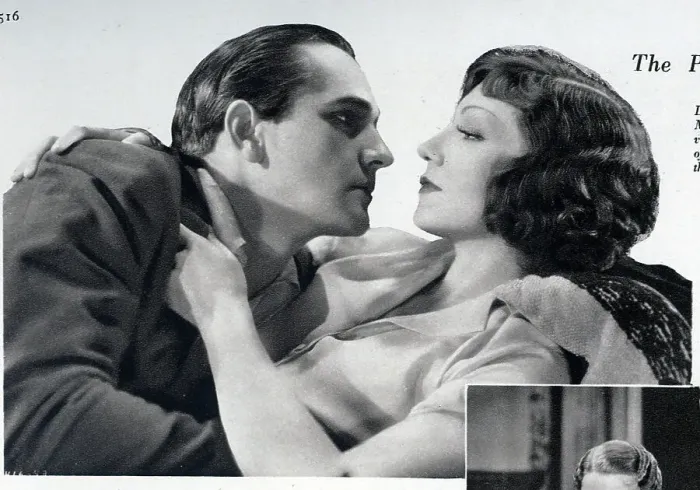 Framed Print : Photograph of Claudette Colbert (1903-1996), actress and Fredric March (1897-1975), actor in To-night is Ours'. With description, Claudette Colbert and Fredric March in To-night is Ours Framed Print : Photograph of Claudette Colbert (1903-1996), actress and Fredric March (1897-1975), actor in To-night is Ours'. With description, Claudette Colbert and Fredric March in To-night is Ours