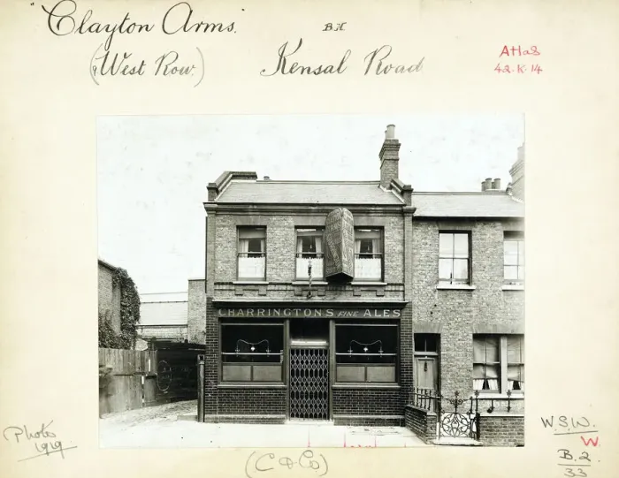 Framed Print : Photograph of Clayton Arms, Kensal Road, London Framed Print : Photograph of Clayton Arms, Kensal Road, London