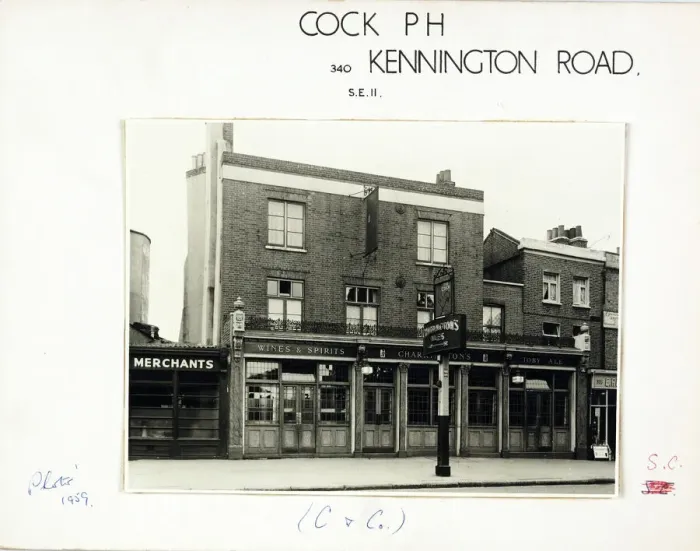 Framed Print : Photograph of Cock PH, Kennington, London Framed Print : Photograph of Cock PH, Kennington, London