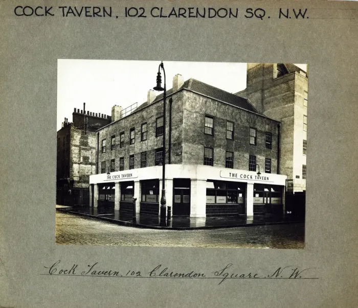 Framed Print : Photograph of Cock Tavern, Somers Town, London Framed Print : Photograph of Cock Tavern, Somers Town, London