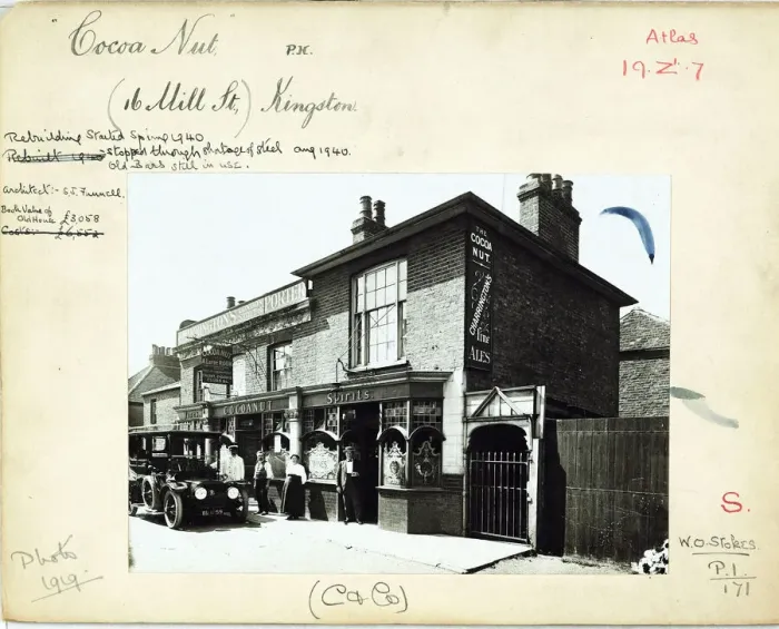 Framed Print : Photograph of Cocoanut PH, Kingston (Old), Surrey Framed Print : Photograph of Cocoanut PH, Kingston (Old), Surrey