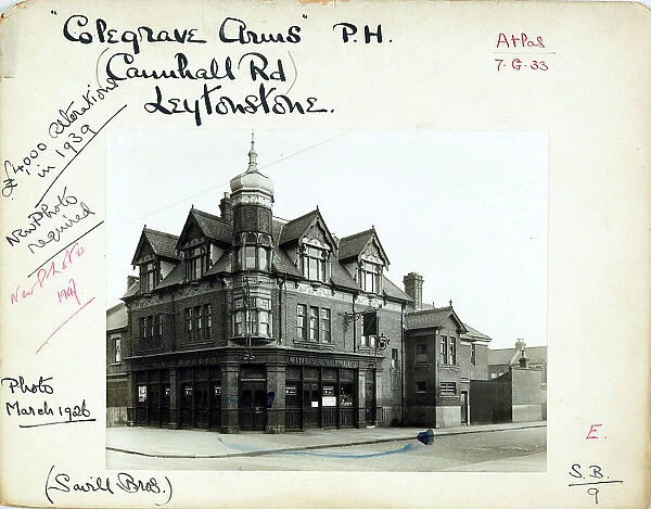Photograph of Colegrave Arms, Leytonstone, London