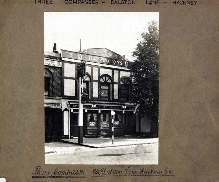 Framed Print : Photograph of Three Compasses PH, Hackney, London Framed Print : Photograph of Three Compasses PH, Hackney, London