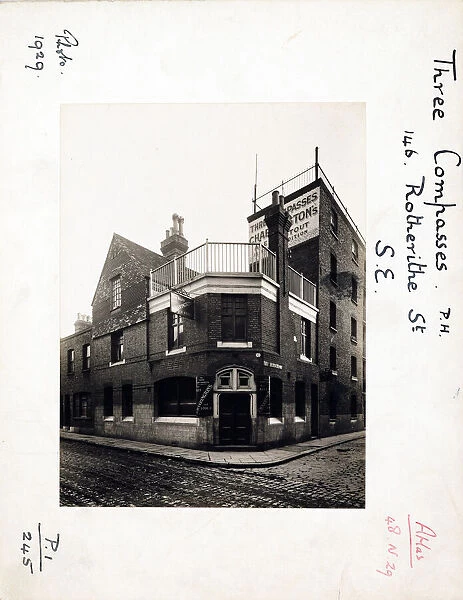 Photograph of Three Compasses PH, Rotherhithe (Old), London