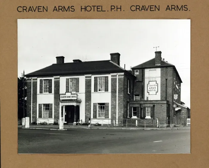Framed Print : Photograph of Craven Arms Hotel, Craven Arms, Shropshire Framed Print : Photograph of Craven Arms Hotel, Craven Arms, Shropshire