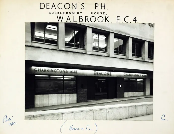 Framed Print : Photograph of Deacons PH, Walbrook, London