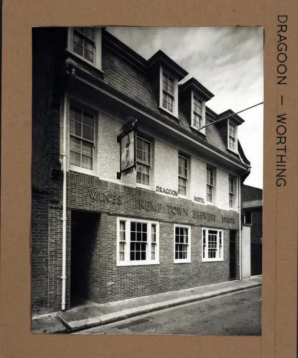 Framed Print : Photograph of Dragoon Hotel, Worthing, Sussex Framed Print : Photograph of Dragoon Hotel, Worthing, Sussex